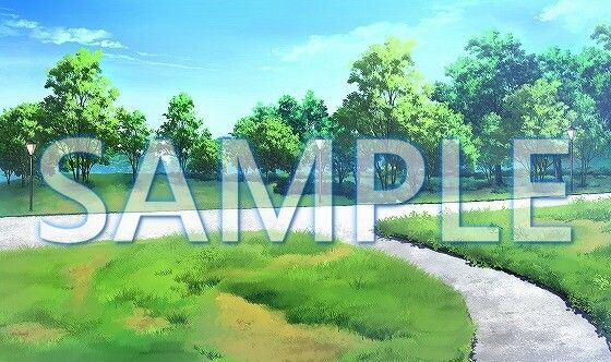 【背景素材】公園（6229_bg09）【時間差分あり】(XERO) [d_472188]