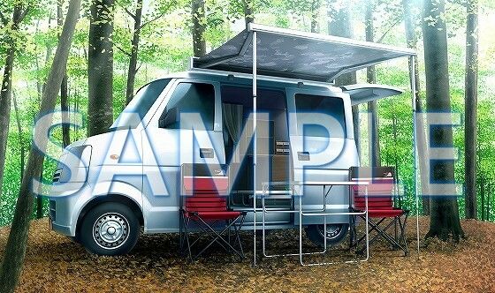 【背景素材】オートキャンプ（6229_bg10）【時間差分あり】(XERO) [d_472191]