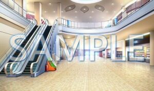 【背景素材】ショッピングモール（6229_bg14）【時間差分あり】(XERO) [d_472239]