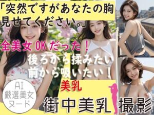Re:あなたの胸 見せてください→全美女OKだった件 ※画像添付(AI美女専門カメラマンNana絵) [d_472381]