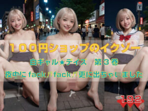 白ギャル★デイズ 第3巻 夜中にfack fack 更に出ちゃいました(100円ショップのイクゾー) [d_472410]