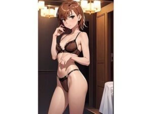 御坂〇琴  セクシーランジェリー（73枚）(ひぐまアート) [d_473402]