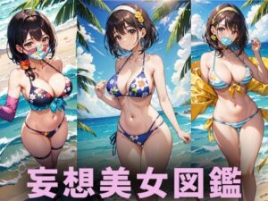 巨乳水着美女【妄想イラスト美女図鑑vol.136】(AIイラスト美女研究所) [d_473468]