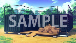 【背景素材】コンテナハウス（7004_bg01）【時間差分あり】(XERO) [d_473469]