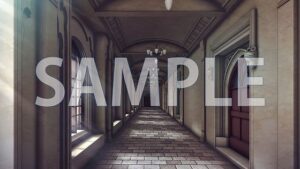 【背景素材】廊下（7004_bg05）【時間差分あり】(XERO) [d_473499]