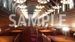 【背景素材】学食（7004_bg06）【時間差分あり】(XERO) [d_473502]