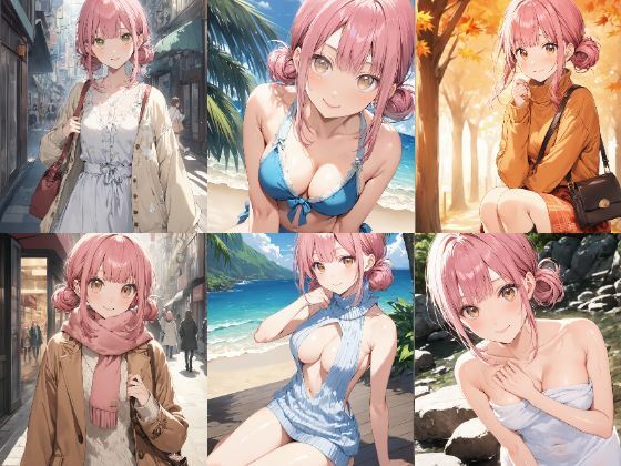 「アオのハコ」蝶野雛 私服写真集（全25種類455枚）(人の海) [d_474016]