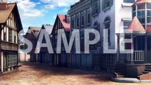 【背景素材】大通り（6267_bg01）【時間差分あり】(XERO) [d_474047]