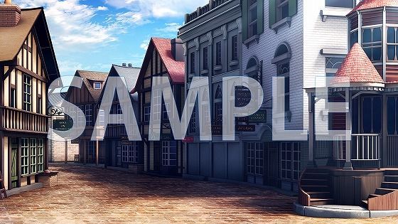 【背景素材】大通り（6267_bg01）【時間差分あり】(XERO) [d_474047]