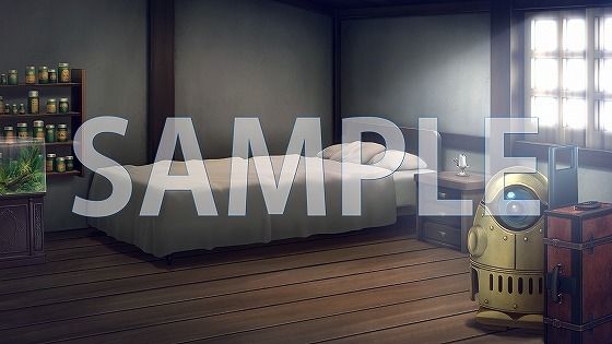 【背景素材】発明家の部屋（6267_bg09）【時間差分あり】(XERO) [d_474075]