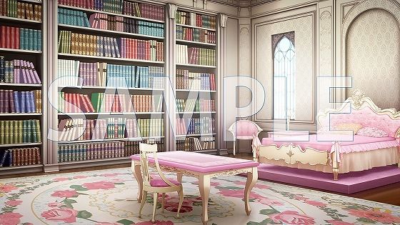 【背景素材】読書家の女の子の部屋（6267_bg10a）【時間差分あり】(XERO) [d_474077]