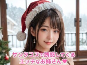 サンタコスで誘惑してくるエッチなお姉さん(リアルAI研究所) [d_475972]
