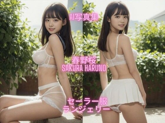 AI写真集 春野桜 Sakura Haruno セーラー服ランジェリー(Premium Girls) [d_309104]