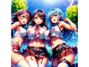 スケスケチアリーダー美少女AIイラスト集※アニメ(AIイラスト冒険者) [d_309276]