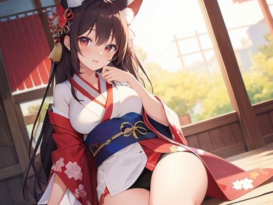 着物風狐耳さん(ほげふが) [d_337776]