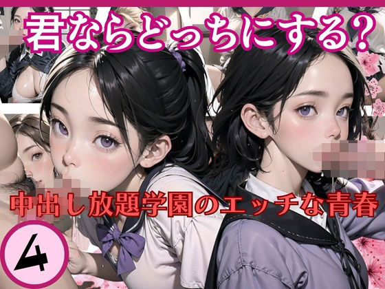 君ならどっちにする？中出し放題学園のエッチな青春4(清純白書) [d_351933]