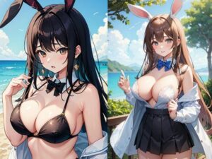 巨乳のバニーガール(色気の垂れ流し) [d_385487]
