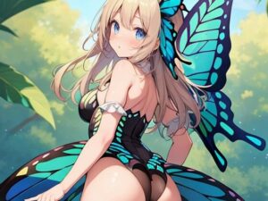 ファンタジー風蝶娘さん(ほげふが) [d_389430]