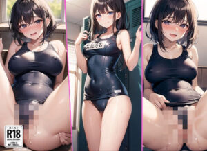 ビクビク部活女子に我慢の限界大量射精(ai生成で中出し天国) [d_404404]