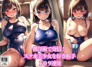 催淫術で発情！スク水女子を好き勝手109連発(やらシコ) [d_406564]