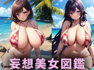 爆乳水着美女【妄想イラスト美女図鑑vol.113】(AIイラスト美女研究所) [d_440557]
