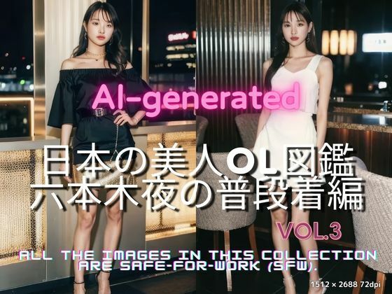 AI生成 日本の美人OL図鑑 Vol.3 六本木編-夜のカジュアル特集(美伝プロジェクト) [d_443577]