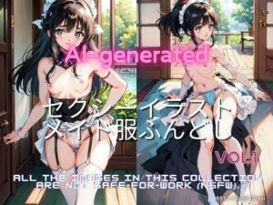 AI生成 コスプレイラスト メイド服でふんどし – Vol.1(美伝プロジェクト) [d_450394]