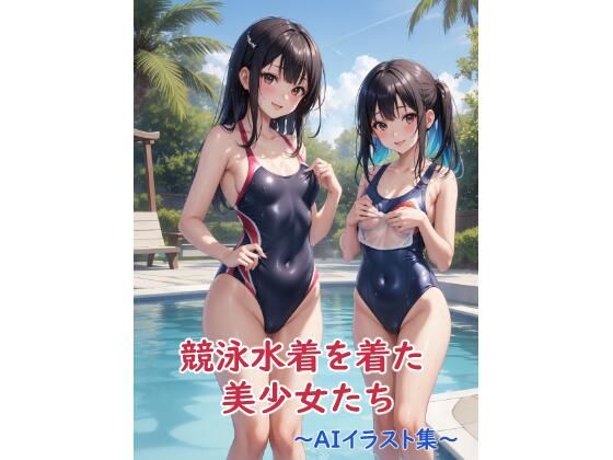 競泳水着の美少女たち〜AIイラスト集〜(くりきんとん) [d_450409]
