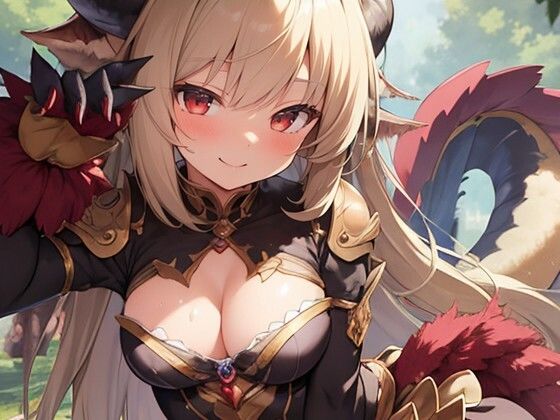 モンスター風美少女さん(ほげふが) [d_459724]