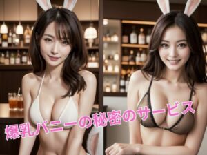 魅惑のHカップバニーが接客中に僕だけに●秘サービス_AIグラビア写真集(夢幻イメージ) [d_468570]
