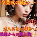 卒業式の後に・・・ 大人になった君へ義母からの贈り物・・・(えろがたり) [d_470187]