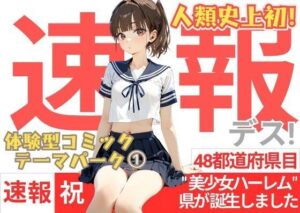 【速報です！】人類史上初！！純粋培養された33万人『美少女ハーレム県』が誕生しました！！！-体験型コミック・テーマパークOpen-(天使出版) [d_472510]