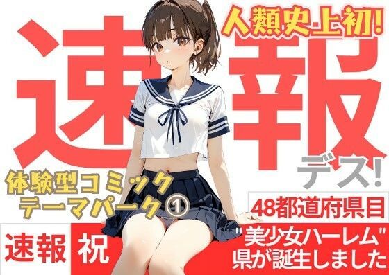 【速報です！】人類史上初！！純粋培養された33万人『美少女ハーレム県』が誕生しました！！！-体験型コミック・テーマパークOpen-(天使出版) [d_472510]
