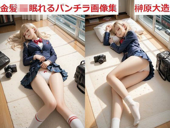 金髪JK眠れるパンチラ画像集(榊原大造) [d_476284]