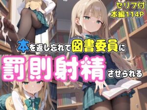 本を返し忘れて図書委員に罰則射精させられる(ぜろぜっと) [d_478684]