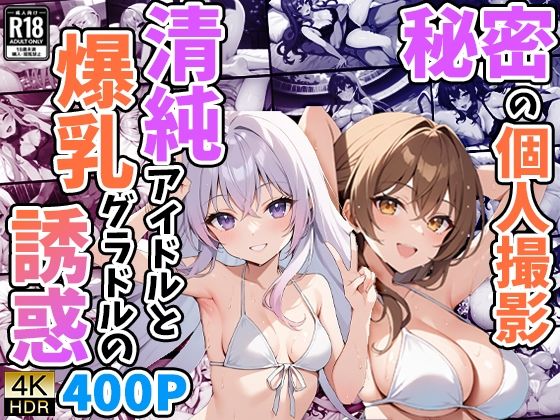 秘密の個人撮影 〜清純アイドルと爆乳グラドルの誘惑〜(御一堂) [d_479682]