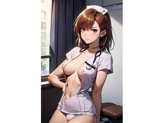 御坂〇琴  ナース  大人  巨乳多め（79枚）(ひぐまアート) [d_479949]