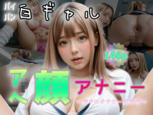 【パイパン白ギャル】アへ顔アナニー〜アナルオナニー大好き〜(夜行三輪車) [d_481413]