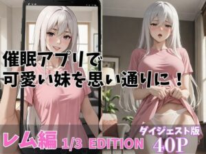 催●アプリで可愛い妹を思いどおりに！「レム編」13 EDITION ダイジェスト版(ふぁんたぐれーぷ) [d_481892]