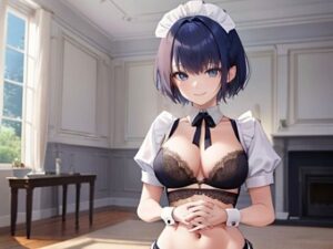 ボーイッシュ先輩メイドのNTR裏メニュー鬱勃起添え〜クールな彼女は秘密の部屋で淫らに奉仕する〜(くーるぼーいっす) [d_482006]