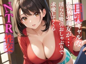 巨乳ギャルな彼女の親友が・・・ 淫らな吸引おしゃぶりで求愛してくる逆NTR性交(えろまくら) [d_482841]