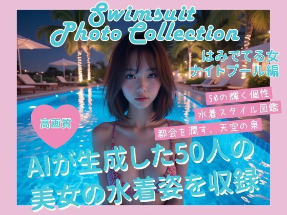 AI生成水着写真集（はみでてる女ナイトプール編）(damo) [d_484071]
