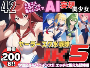 AI妄想美少女シリーズ-42 【セーラースク水戦隊JK5】5人のヒロインズ！えっちに鍛えた肢体編(AIヒロイン研究会) [d_484702]