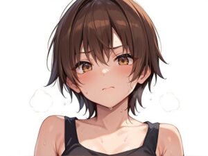 ボーイッシュ少女と汗だくSEX(machua) [d_485874]