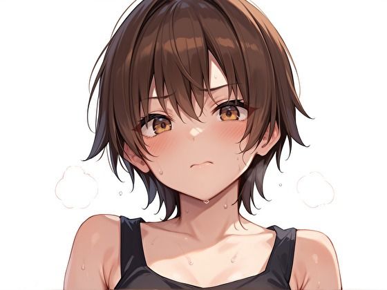 ボーイッシュ少女と汗だくSEX(machua) [d_485874]