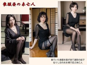 【AI】冠婚葬祭シリーズ（喪服姿の未亡人）(熟女コレクション) [d_488203]