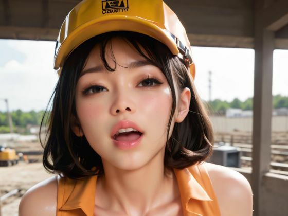 工事現場の誘惑(AIピクラボ) [d_488246]