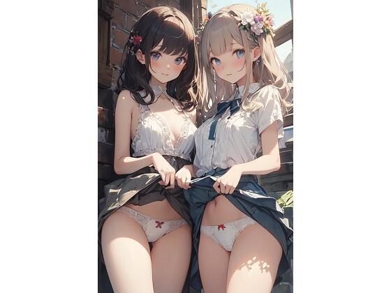 パンツ見せ美少女 AIイラスト集(ネコネコガール) [d_488361]