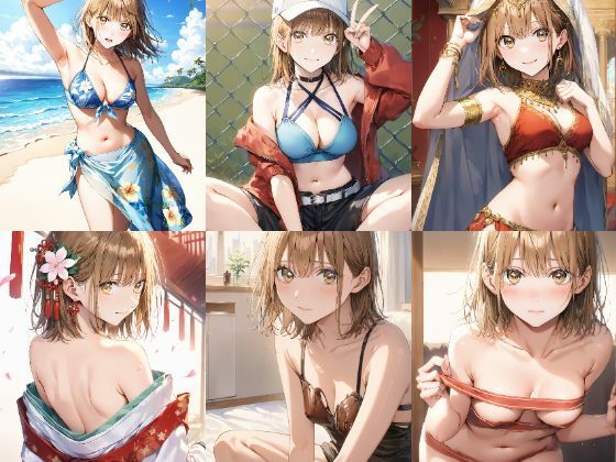 「アオのハコ」鹿野千夏セクシー写真集3（全500枚）(人の海) [d_489366]