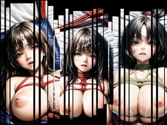 着物で縛られぶっかけられる  166枚(AIイラストラボ) [d_490051]